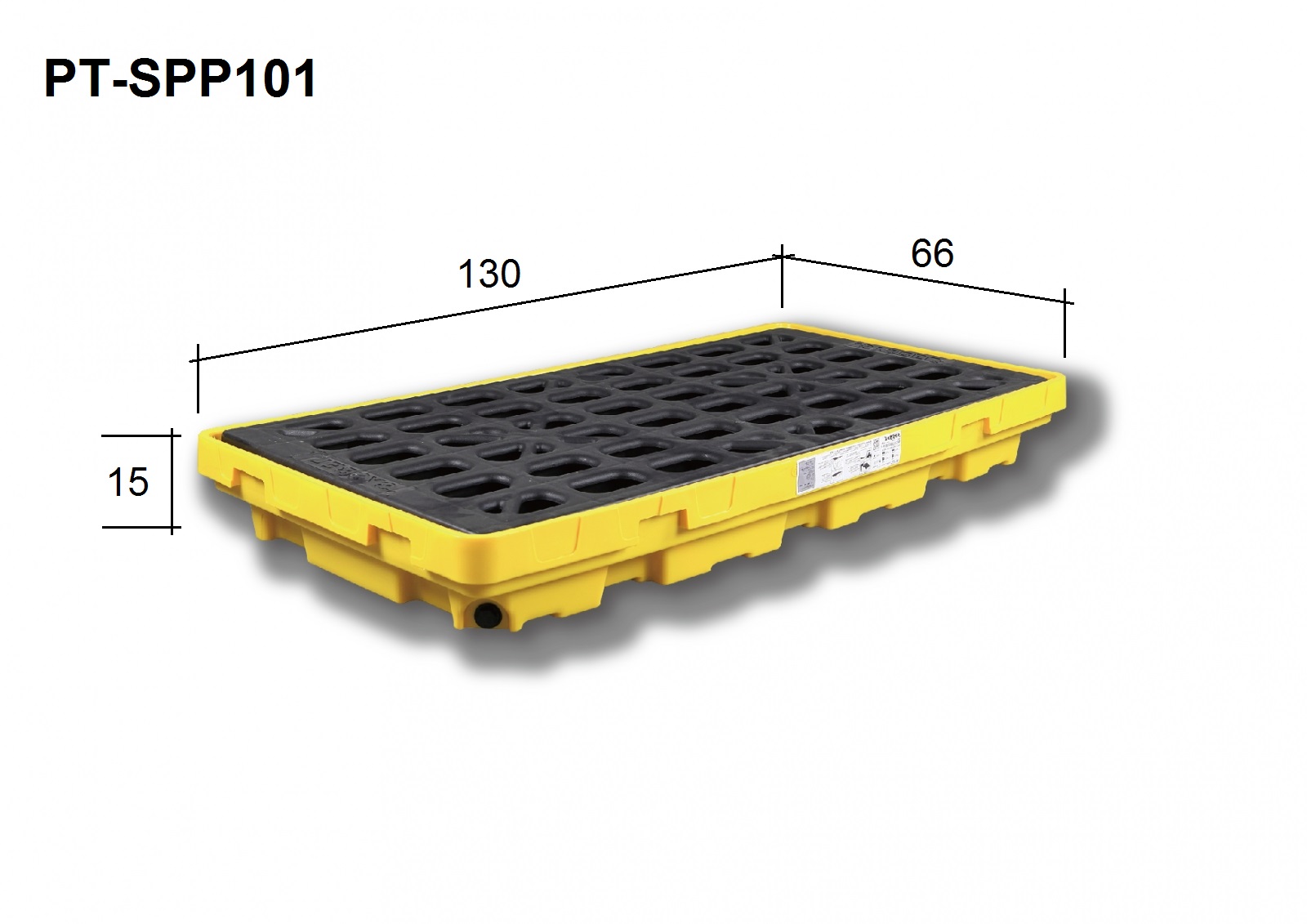 PT-SPP101防洩漏塑膠棧板-南亞志向塑膠棧板